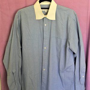 Perry Ellis Portfolio Men's Dress Shirt Long Sleeve Regular Fit